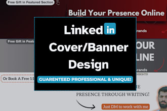 design a professional linkedin banner for you