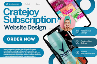 design cratejoy website perfume website soap  dental care subscription box