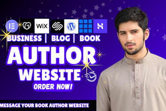 book author website book publisher website, ebook website, portfolio website