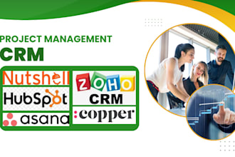 setup nutshell hubspot zoho copper CRM insightly jobnimbus project management