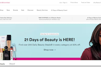 design skincare shopify store beauty spa store cosmetics store skincare website