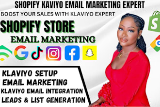 set up shopify klaviyo email marketing flows activecampaign for ecommerce sales