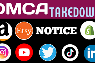 send dmca takedown notice google facebook tiktok