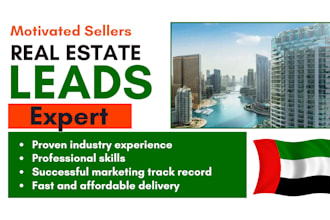 generate hot motivated seller real estate  skyptracing dubai real estate leads