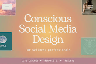 design coaching and wellness social media posts