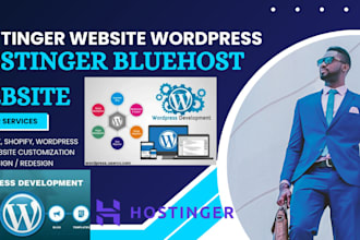 develop hostinger website, transfer wordpress hostinger bluehost website