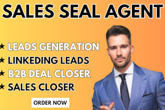 be your sales representative, generate b2b sales lead, close deal, telemarketing