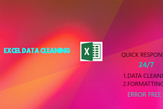 clean, format, marge, split excel data