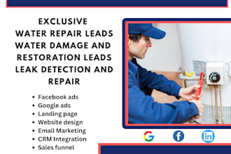 water filtration leads water heater installation repair leads water repair leads