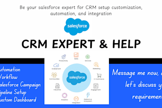 be your salesforce expert for CRM setup customization automation and integration