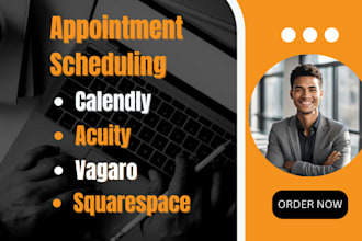 setup acuity calendly online appointment vagaro squarespace booking website