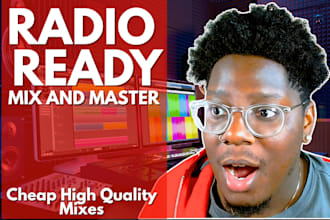 mix and master radio ready rnb or rap vocals