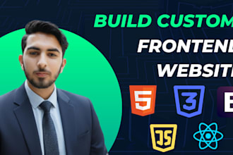 build a custom responsive frontend website