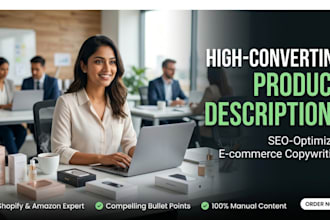 write engaging SEO product descriptions for your e commerce