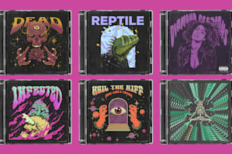 craft vintage, futuristic and trippy cover album for you