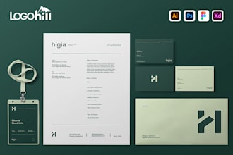 design business card, letterhead and full stationary