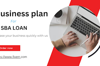 write a professional sba loan approval business plan for your success