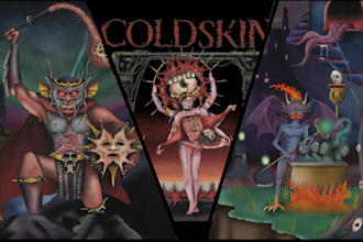 make an artwork for band, merch and flyer design