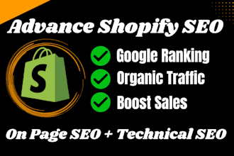 do on page and technical shopify SEO for top google ranking