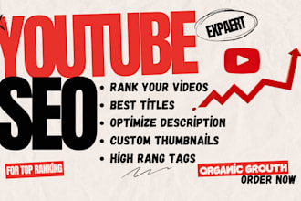 do organic youtube video SEO to rank videos