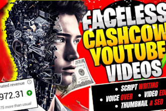 setup your youtube automation channel, edit and produce top 10 cash cow video