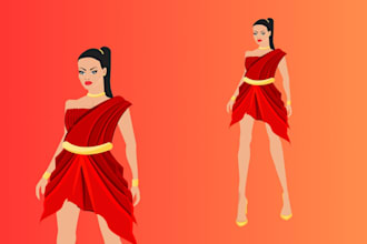 do digital illustration for fashion design art