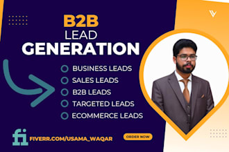 do targeted b2b lead generation and linkedin research for any industry