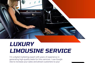 generate leads for limo car rental services, limousine chauffeur bookings