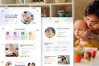 create a school, kindergarten, institute website