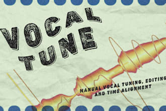 manually tune, edit and mix your vocal
