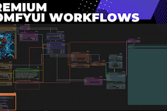 create custom comfyui workflow for all ai image generation
