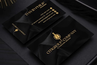 design a professional and unique business card