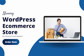 craft a wordpress ecommerce website for your online store