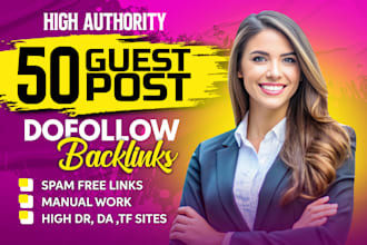write publish high da guest post, guest posting with dofollow SEO backlinks