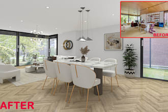 real estate virtual staging and home renovation services