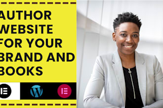 design wordpress author website, children ebook, course website book landingpage