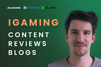 write igaming content and articles