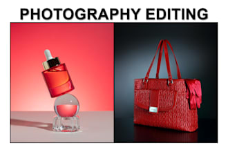 amazon product photography editing, product image editing, and retouching