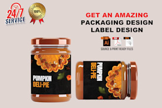 design bottle labels, packaging and product label