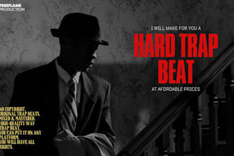 make exclusive trap beat professionally for you