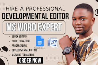 be your virtual assistant developmental editor manuscript formatting thesis