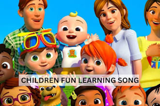 write, sing nursery rhymes, kids song, greek lullaby jingle song
