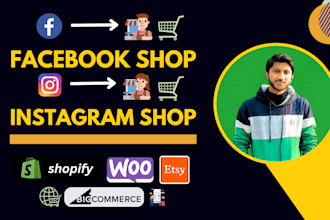 set up facebook, instagram shops with shopify integration