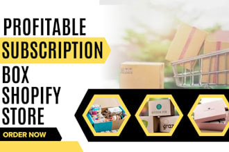 design profitable subscription box shopify store mailer box website subscription