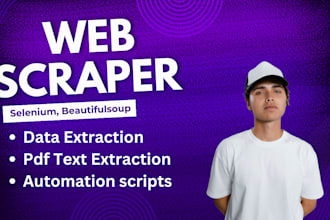 do web scraping, automate websites, and extract PDF data