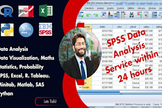 do spss data analysis within 24 hours