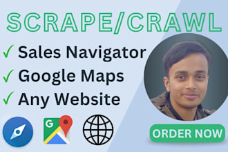 do sales navigator scrape, google map, web scrape and b2b leads generation