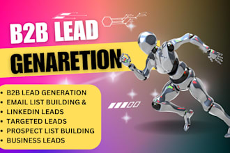 do b2b lead generation, lead prospecting, and verified email list building