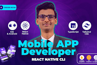 do android ios mobile app development in react native cli