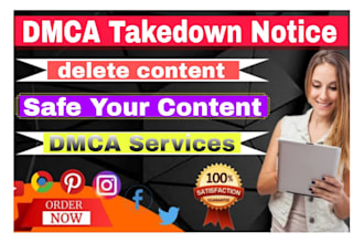 remove defamatory,harassing, copyright infringement,false content from internet